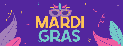 Mardi Gras Celebration Facebook cover Image Preview