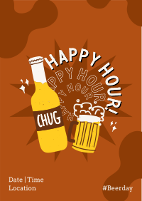 Happy Hour Drinks Flyer Image Preview
