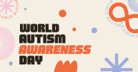 Abstract Autism Awareness Facebook Ad Design