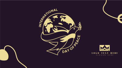 Day Of Peace Globe Facebook event cover Image Preview