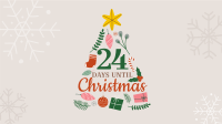 Jolly Christmas Countdown Facebook Event Cover Design