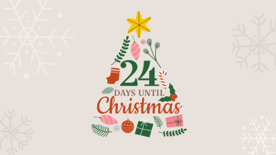 Jolly Christmas Countdown Facebook event cover Image Preview