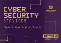 Modern Cyber Security Postcard Image Preview