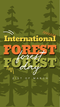 International Forest Day Instagram Story Design