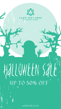 Spooky Trees Sale YouTube Short Design