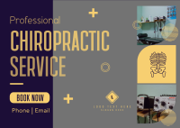 Chiropractic Service Postcard Design