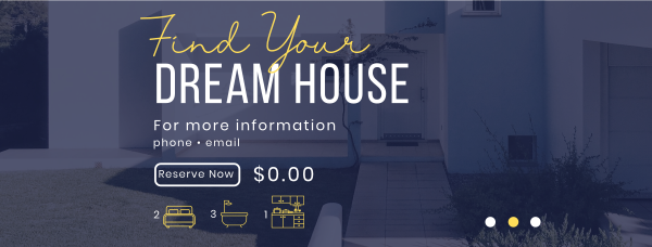 Your Own Dream House Facebook Cover Design Image Preview