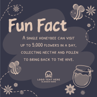 Bee Day Fun Fact Instagram post Image Preview