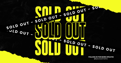 Grunge Sold Out Facebook ad Image Preview