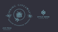 Spring Giveaway Facebook event cover Image Preview