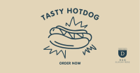 Tasty Hotdog Facebook ad Image Preview