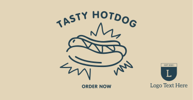 Tasty Hotdog Facebook ad