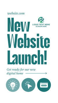 Corporate Website Launch Instagram Story Design