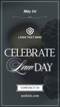 Celebrate Law Day TikTok Video Design