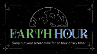 Earth Hour Sky Animation Image Preview