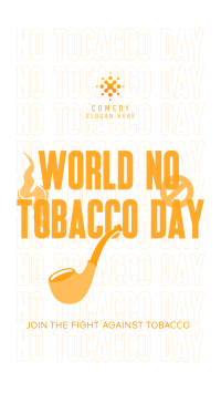 Fight Against Tobacco Facebook Story Design
