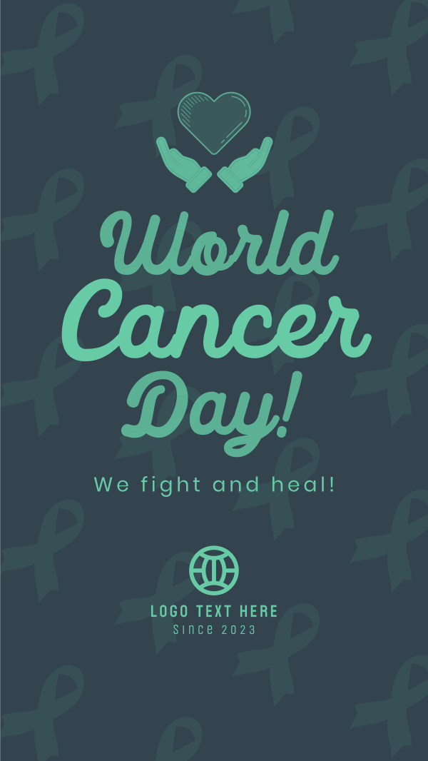 Worldwide Cancer Fight Instagram Story Design Image Preview