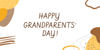 Grandparent's Day Abstract Twitter Post Design