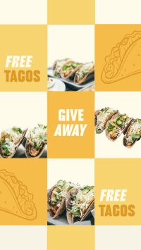 Tacos Giveaway YouTube short Image Preview