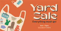 Decluttering Yard Sale Facebook ad Image Preview