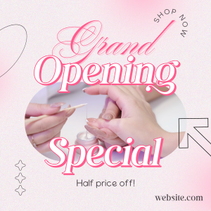 Special Grand Opening Instagram post Image Preview