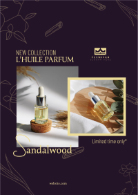 Natural Oil Perfume Flyer Design