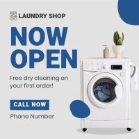 Laundry Shop Opening Linkedin Post Preview