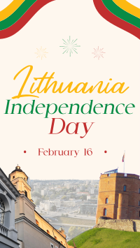 Rustic Lithuanian Independence Day YouTube short Image Preview