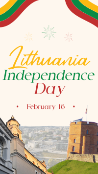 Rustic Lithuanian Independence Day YouTube Short Image Preview