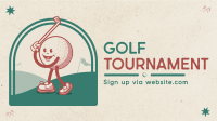 Retro Golf Tournament Animation Preview