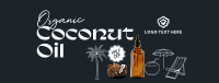 Organic Coconut Oil Facebook cover Image Preview