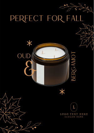 Fall Scented Candle Poster Image Preview