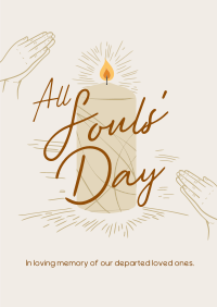 All Souls' Day Poster Design