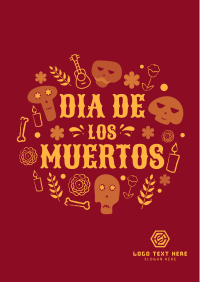 Day of the Dead Doodle  Poster Image Preview