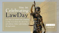 Lady Justice Law Day Facebook event cover Image Preview