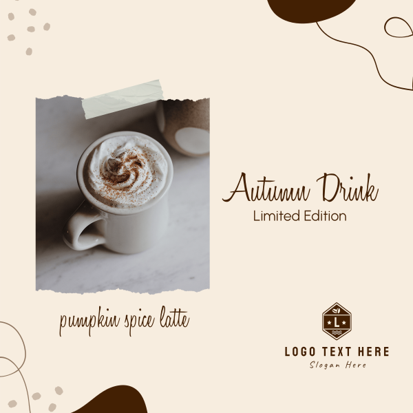 Autumn Drink Instagram Post Design Image Preview