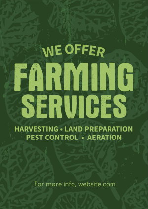 Rustic Farming Services Flyer Image Preview