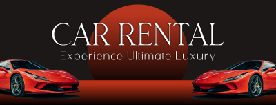 Lux Car Rental Facebook cover Image Preview