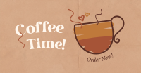 Coffee Time Facebook Ad Design