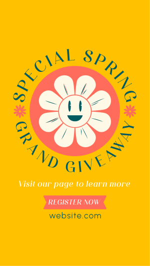 Spring Giveaway Instagram story Image Preview