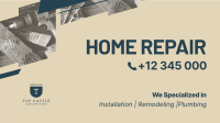 Modern Repair Service Facebook event cover Image Preview