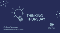 Thinking Thursday Facebook Event Cover Design