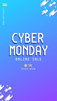 Pixel Cyber Sale Facebook story Image Preview