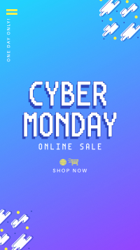 Pixel Cyber Sale Facebook Story Image Preview