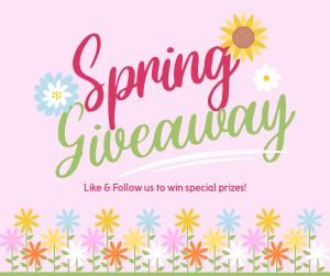 Hello Spring Giveaway Facebook post Image Preview