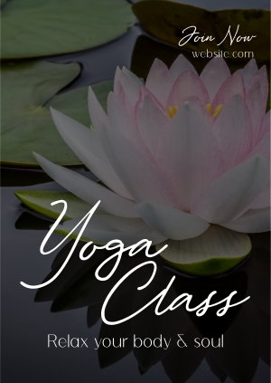 Join Yoga Class Poster Image Preview