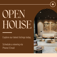 Open House Listing Instagram post Image Preview