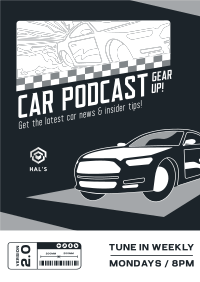 Fast Car Podcast Poster Image Preview
