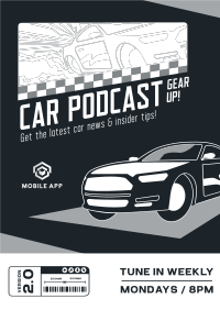 Fast Car Podcast Poster Image Preview