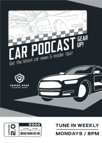 Fast Car Podcast Poster Image Preview